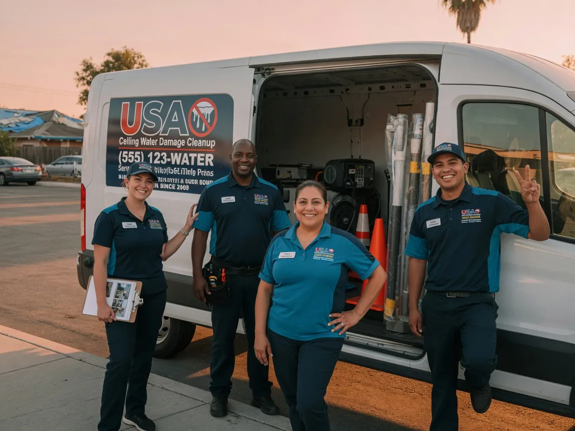 Ceiling Water Damage Restoration company in Mecca, CA
